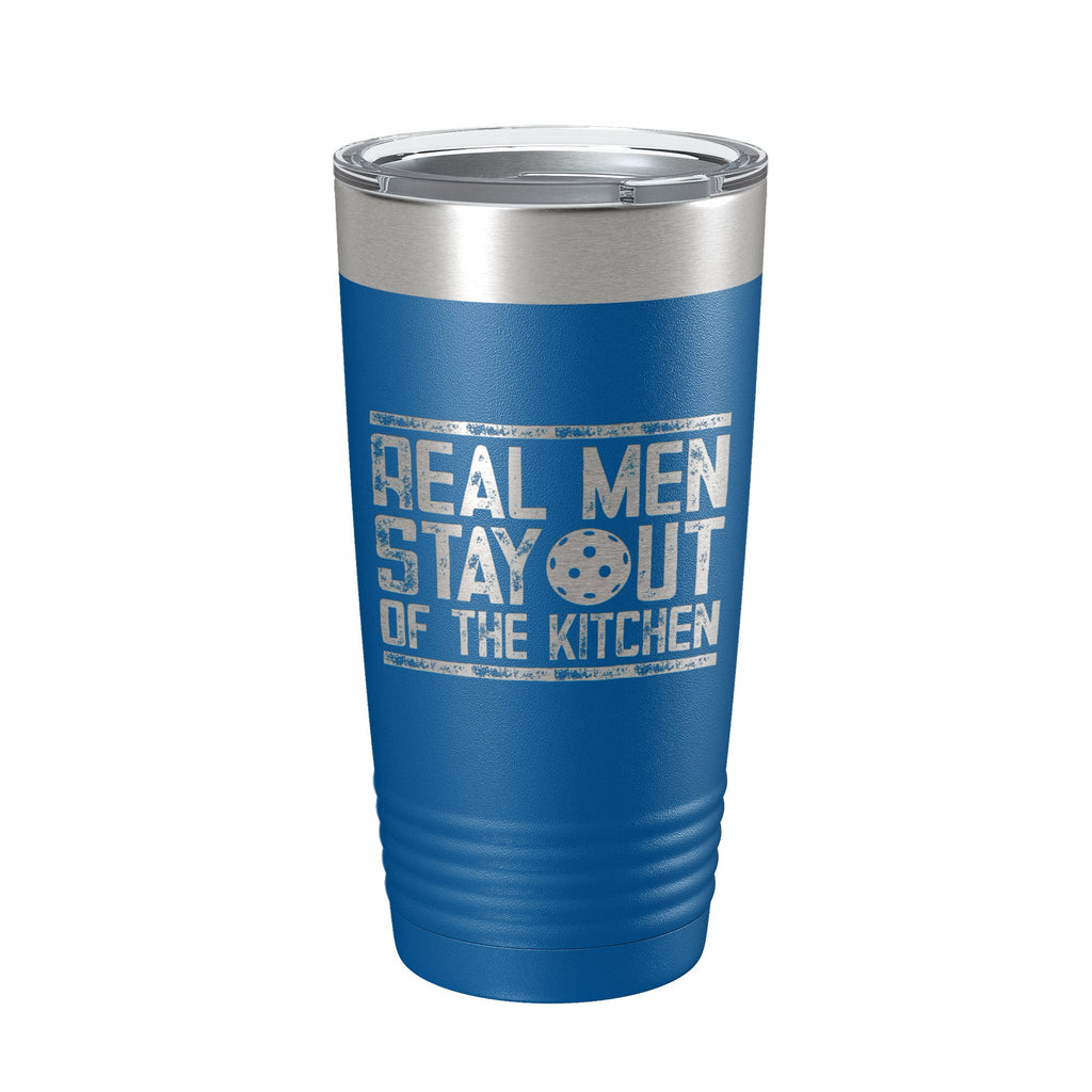 Pickleball Tumbler Real Men Stay Out Of The Kitchen Travel Mug Insulated Laser Engraved Coffee Cup Funny Pickle Ball Gift 20 oz-6