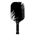 Diadem Warrior V2 Pickleball Paddle – Liquid Carbon Fiber Edgeless Design Etched Face for Lasting Spin 19MM Thick 3 Layer Construction (White)
