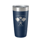 Pickleball Tumbler Designated Dinker Travel Mug Funny Pickle Ball Insulated Laser Engraved Coffee Cup Gift 20 oz-2