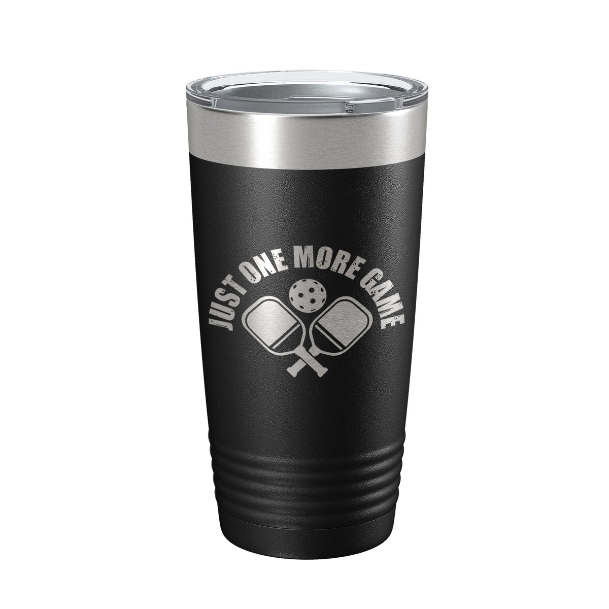 Pickleball Just One More Game Tumbler Travel Mug Gift Insulated Laser Engraved Coffee Cup 20 oz-5