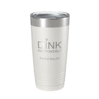 Pickleball Tumbler Dink Responsibly Travel Mug Gift Insulated Laser Engraved Coffee Cup 20 oz-1