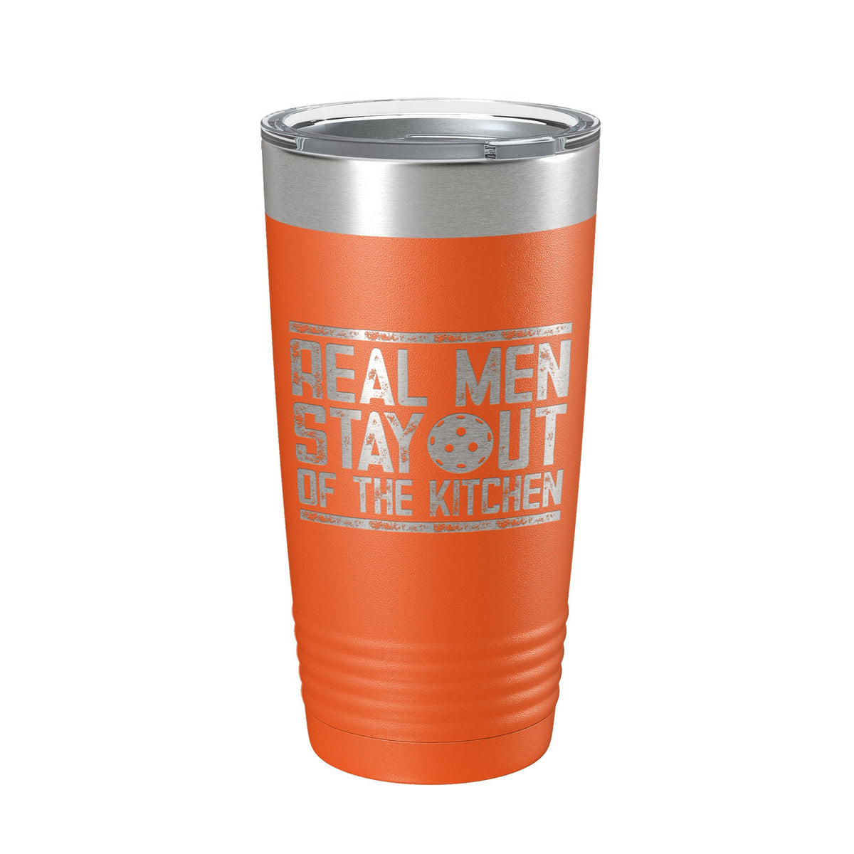 Pickleball Tumbler Real Men Stay Out Of The Kitchen Travel Mug Insulated Laser Engraved Coffee Cup Funny Pickle Ball Gift 20 oz-4