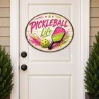 Pickleball Life Wall Decor – Rustic Pickleball Sports Sign – 22x18 Wall Art by G. Debrekht - 8652880H-4