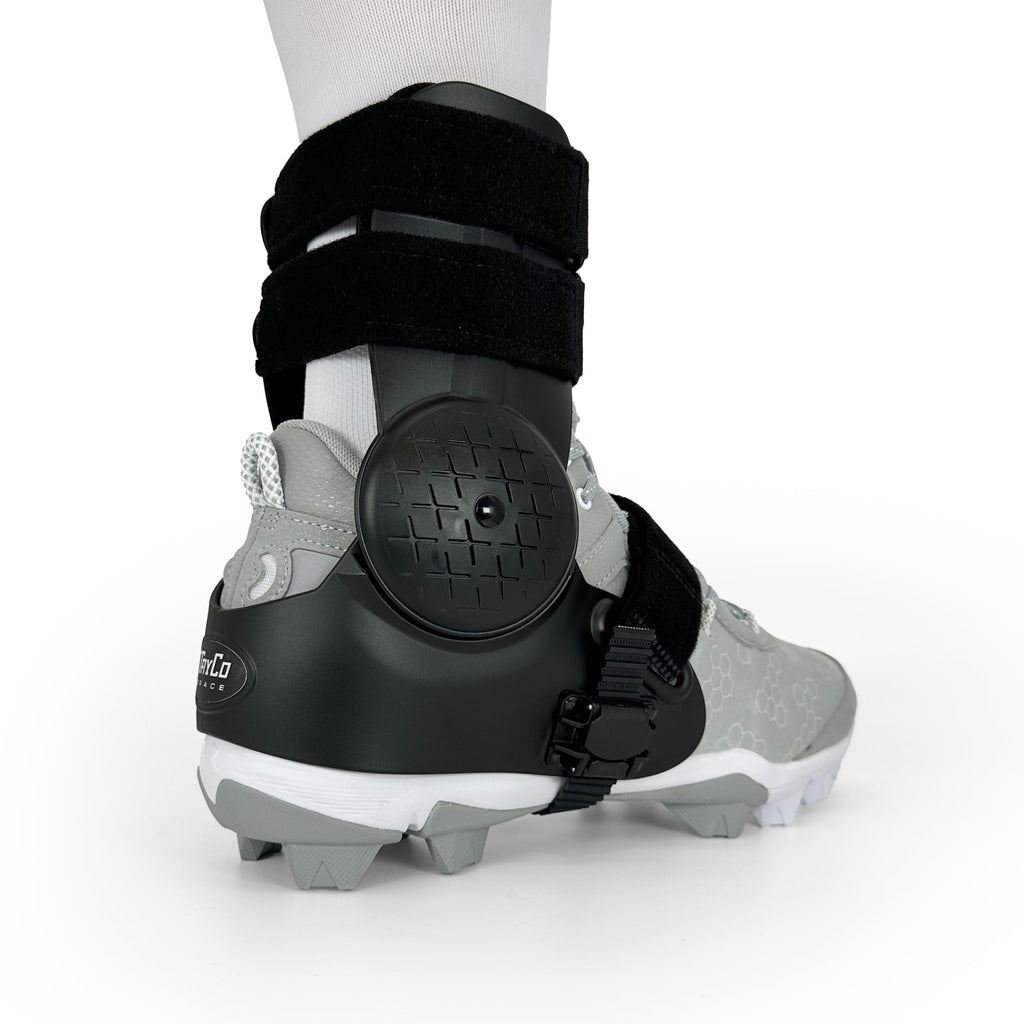TayCo Over-the-Shoe AthleticX Ankle Support Brace for Football Baseball Running Hiking Pickleball - Accelerate Return to Play & Sports Unisex (Medium Right)