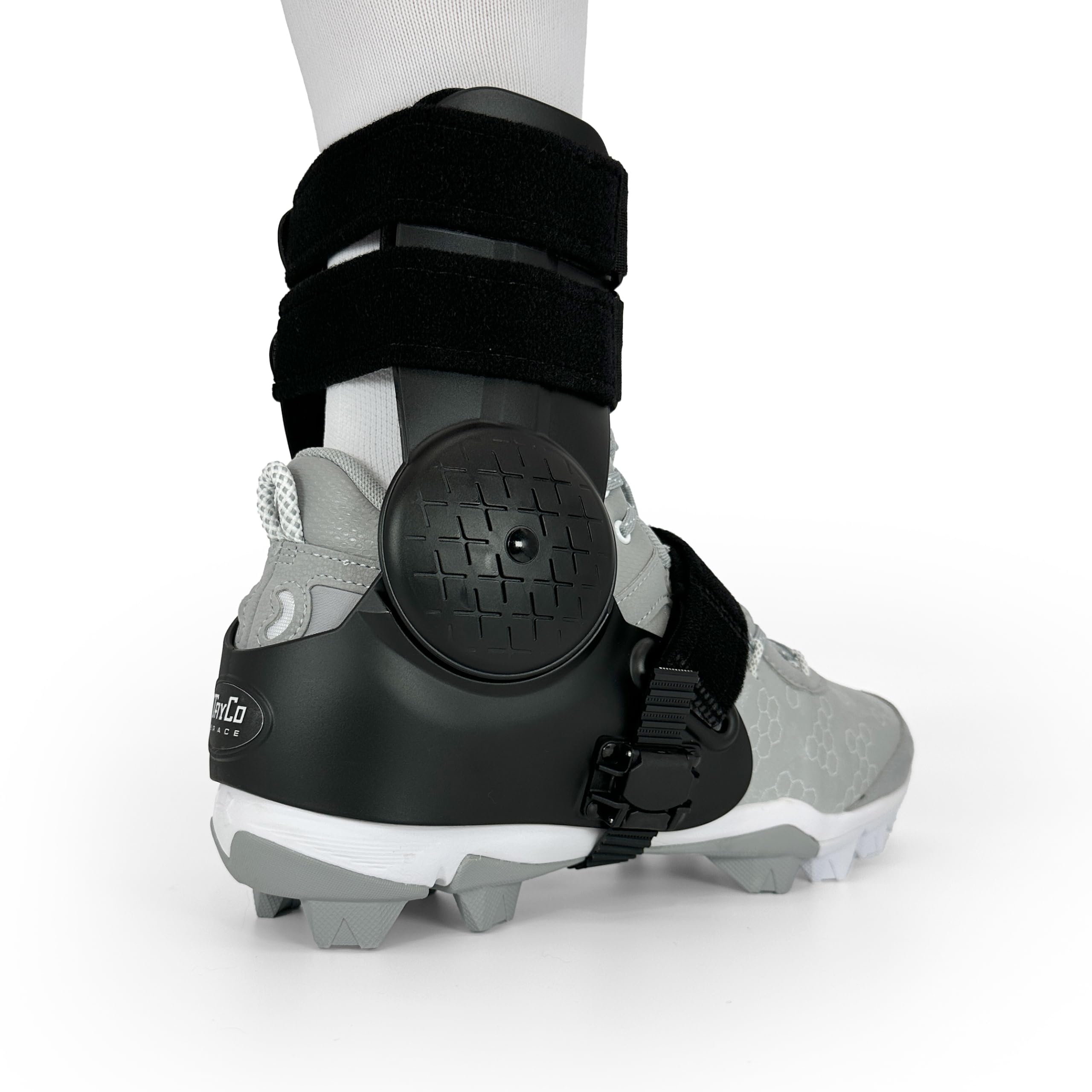 TayCo Over-the-Shoe AthleticX Ankle Support Brace for Football Baseball Running Hiking Pickleball - Accelerate Return to Play & Sports Unisex (Medium Right)