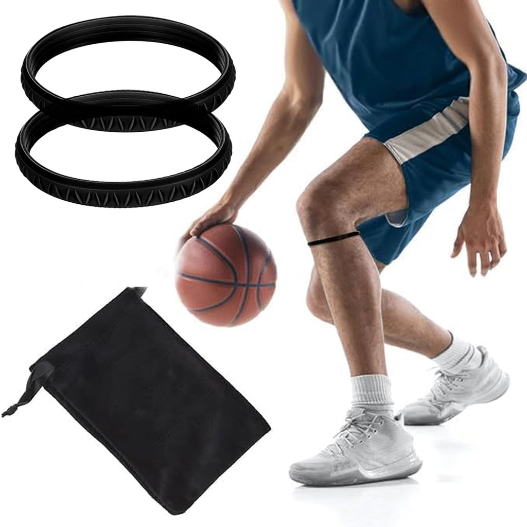 Ovnshery Patellar Tendon Support Strap Knee Brace for Men Women - Patella Bands Pain Relief for Basketball Pickleball Running Hiking (2 Pack) (Black)