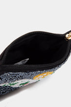 Nora Pickle Ball Seed Beaded Coin Purse-2