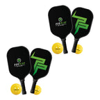Pursonic The Ultimate Pickleball High Performance Set – 4 Paddles, 4 Balls & 2 Carry Bag-4