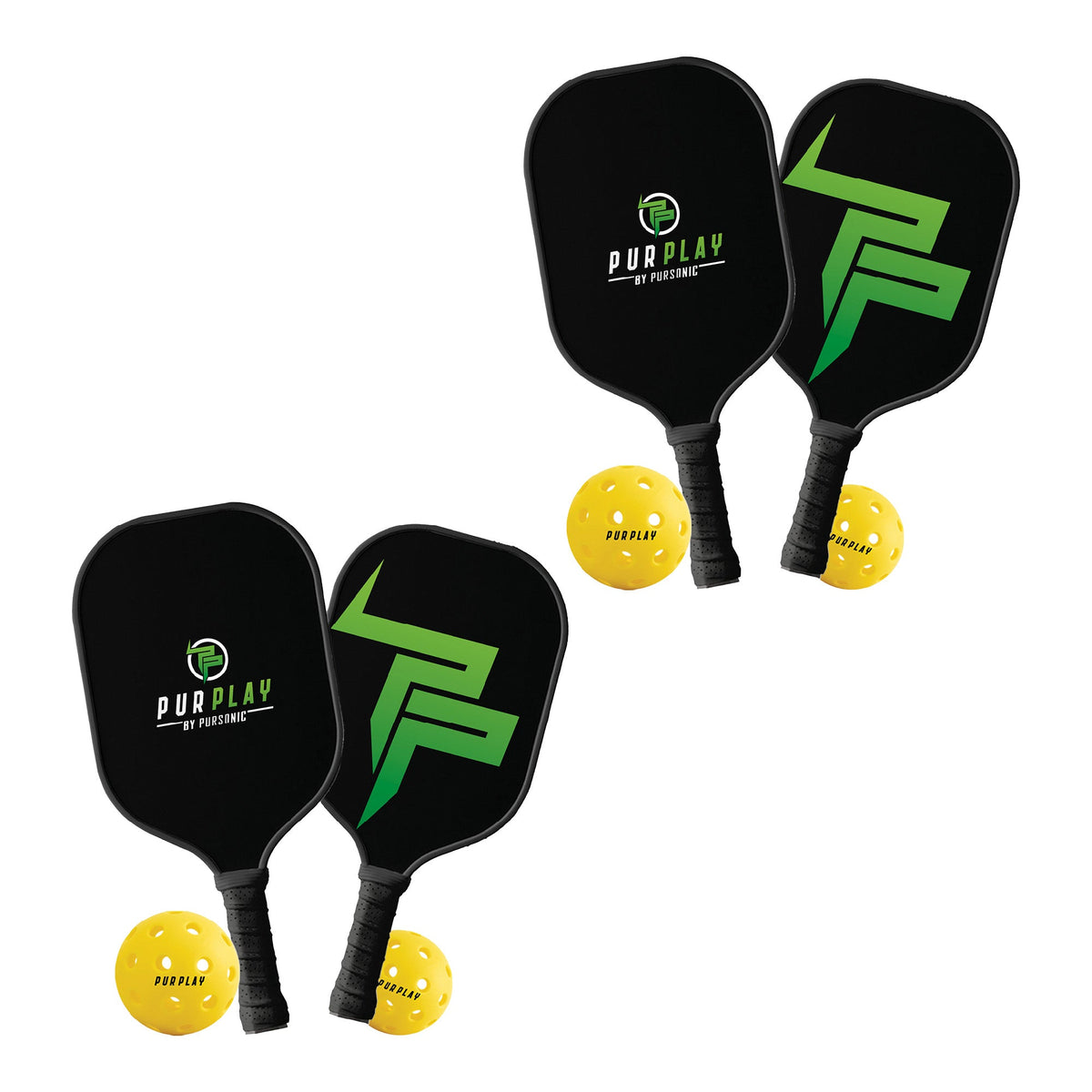 Pursonic The Ultimate Pickleball High Performance Set – 4 Paddles, 4 Balls & 2 Carry Bag-4