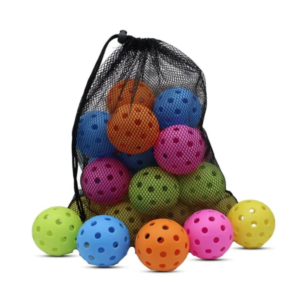 Pickleball Balls w/ Mesh Bag (6-Pack)