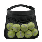 Adjustable Tennis Ball Band Holder Pickleball Golf Waist Pouch, Multifunctional Mesh Waist Hip Bag Carrier for Sports