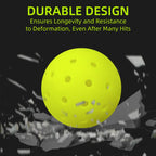 74mm Outdoor Pickleballs (12-Pack)