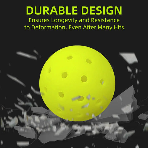 74mm Outdoor Pickleballs (12-Pack)