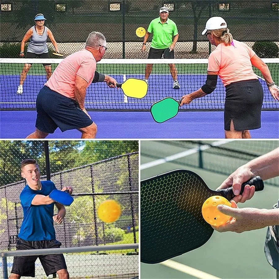 3/6/12pcs Indoor Pickleball Balls 26 Holes Colorful and Durable Pickleballs 72mm Training Ball Practice Competition Pickleball