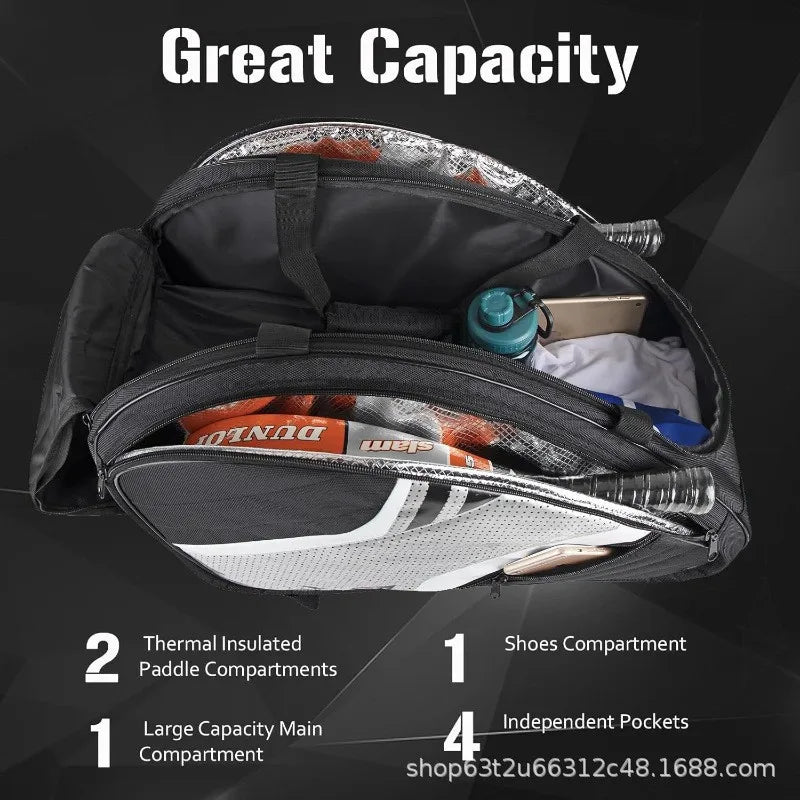 Pickleball Backpack w/ Shoe Compartment