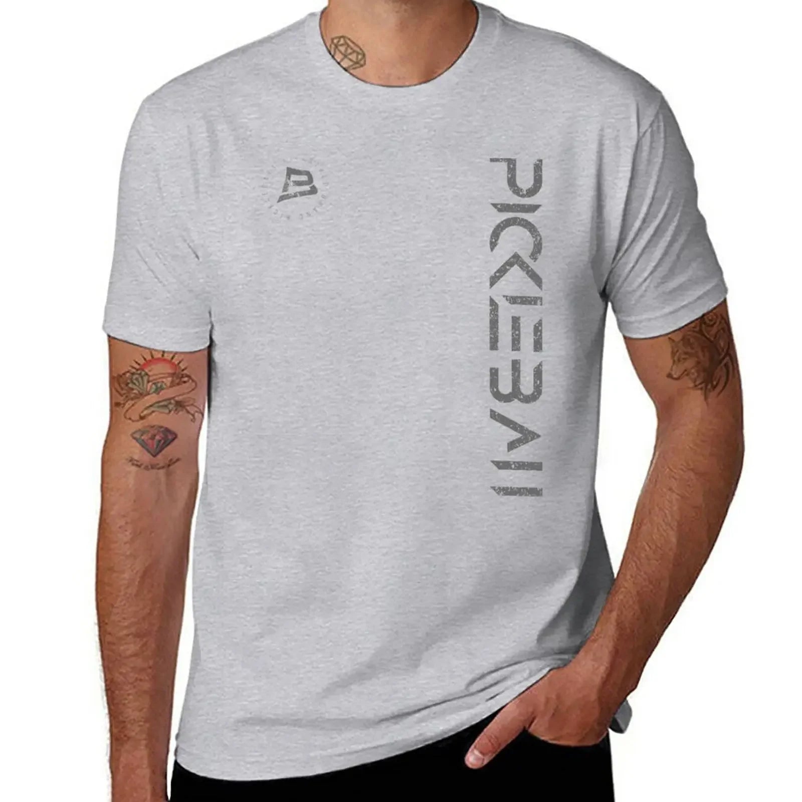 New Pickleball Vertical T-Shirt Oversized (quick-drying)