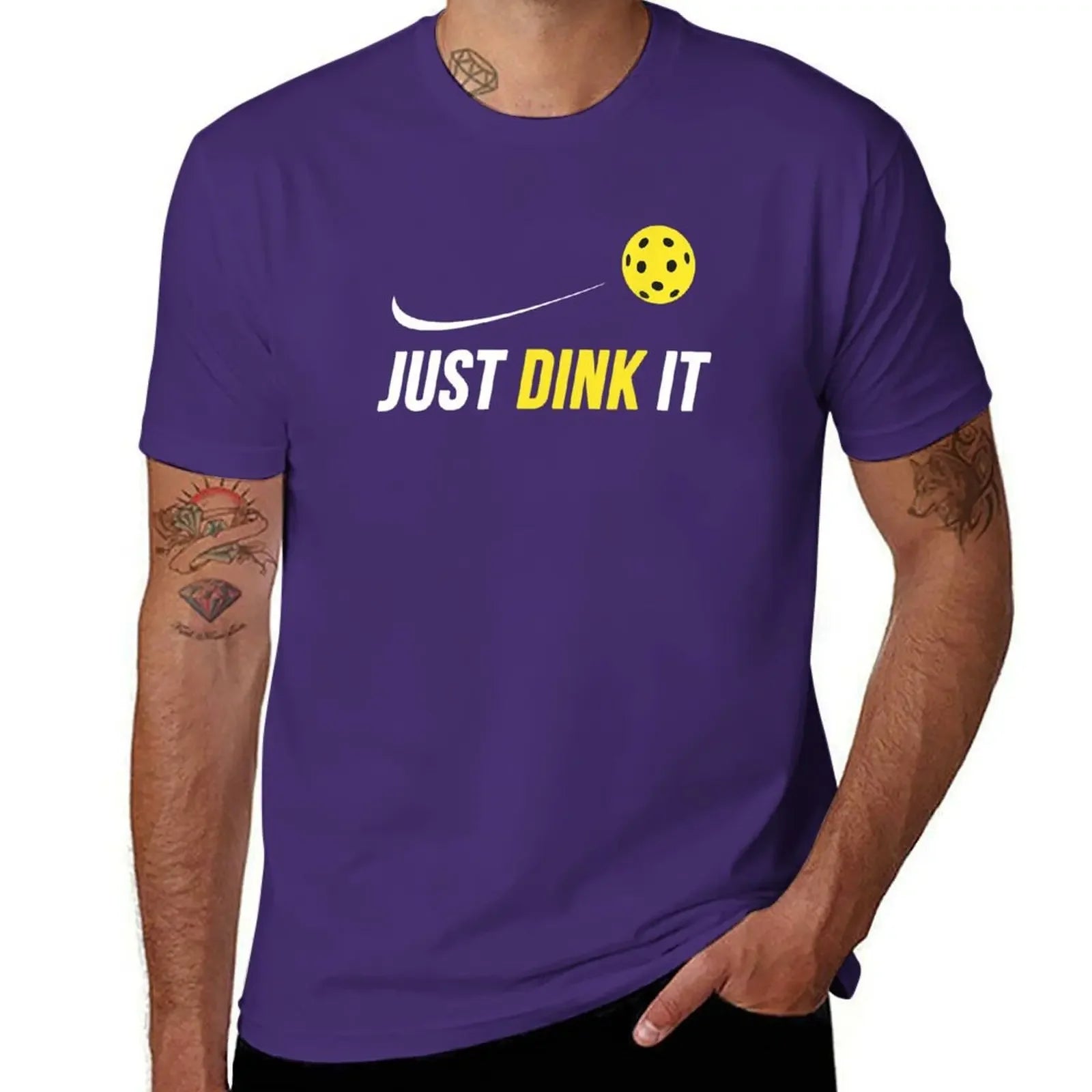 Just dink it funny pickleball T-Shirt (vintage basketball graphic)
