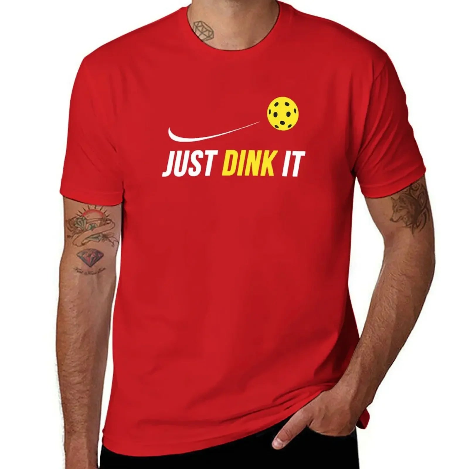 Just dink it funny pickleball T-Shirt (vintage basketball graphic)