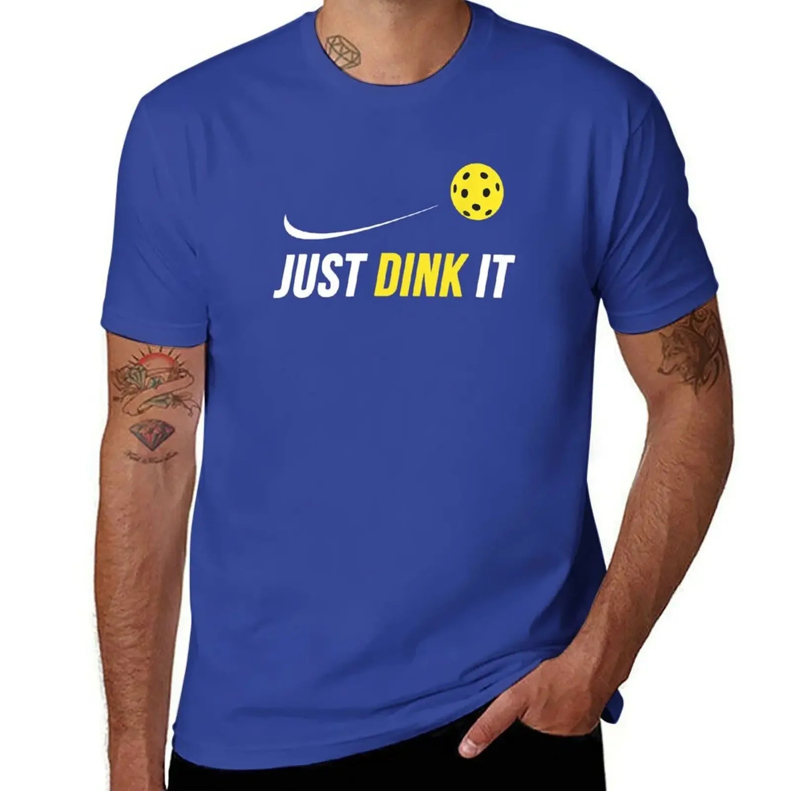 Just dink it funny pickleball T-Shirt (vintage basketball graphic)