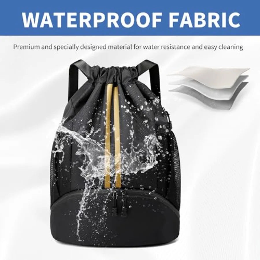 Pickleball Drawstring Gym Bag