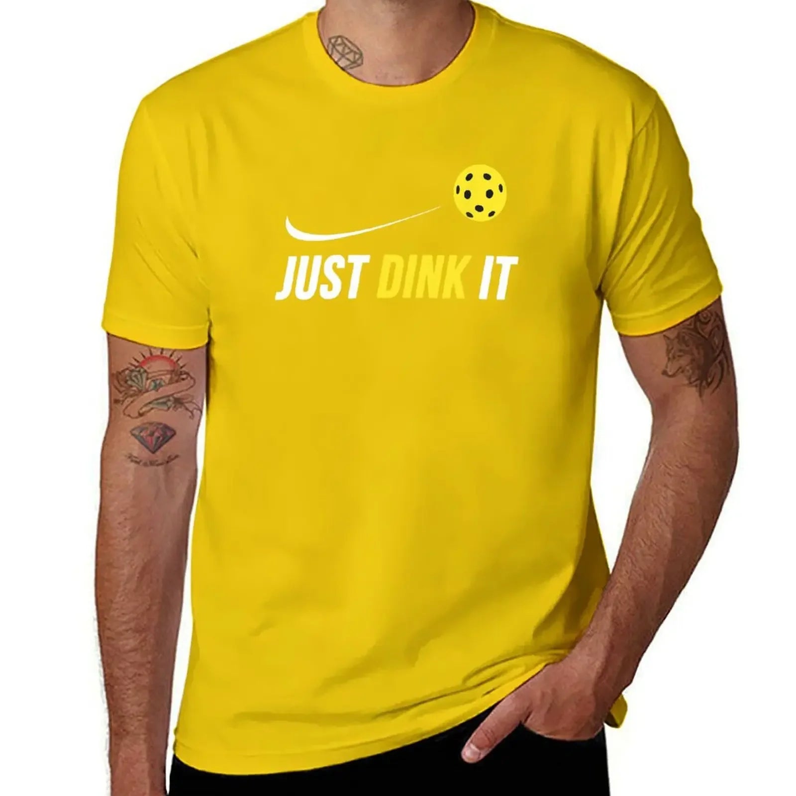 Just dink it funny pickleball T-Shirt (vintage basketball graphic)