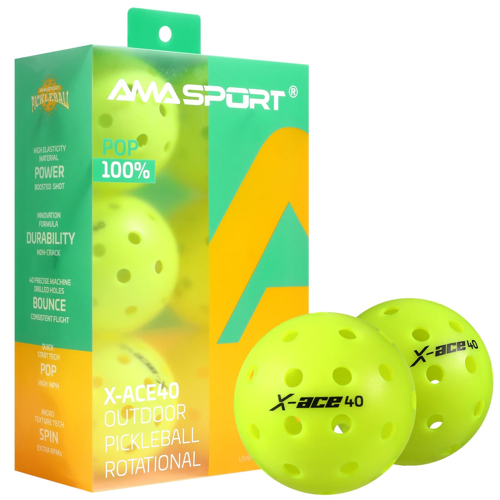 AMA X-ACE Pickleballs