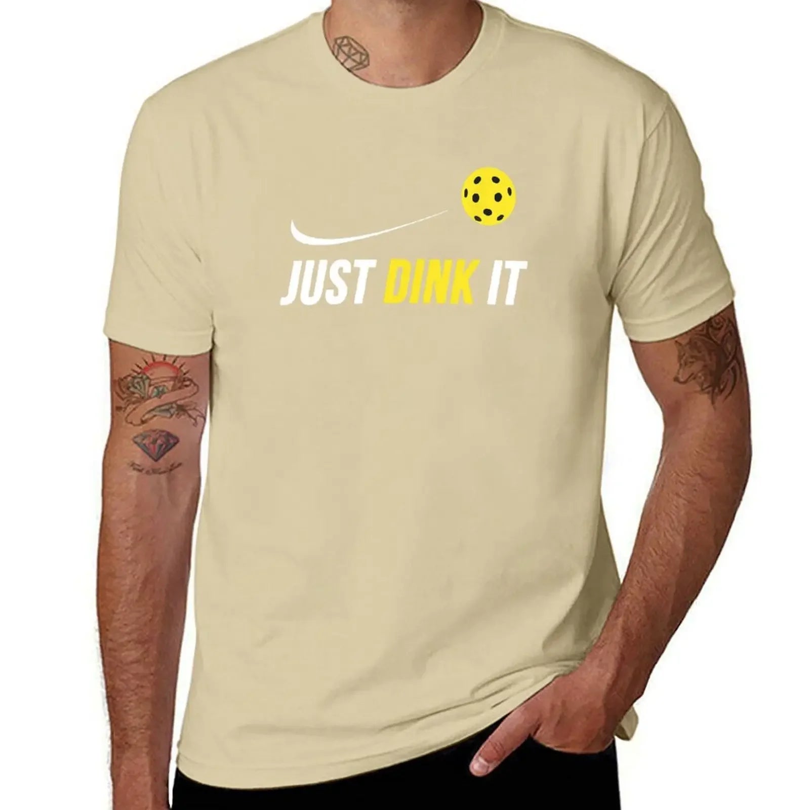 Just dink it funny pickleball T-Shirt (vintage basketball graphic)