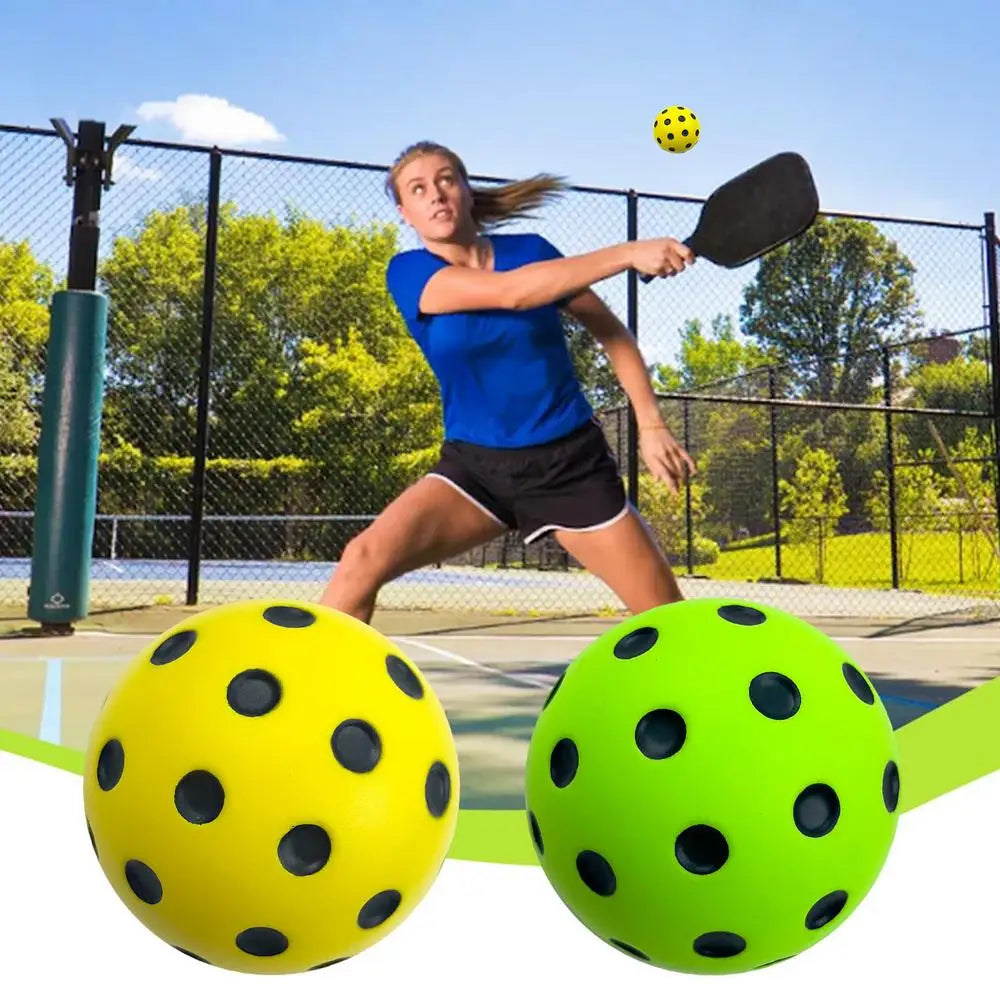 Foam Balls for Pickleball Practice Quiet Bounce Ball Pickleball Ball Pickleball Accessories Pickle Balls for Pickleball Training