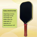 Dual Density Carbon Paddle