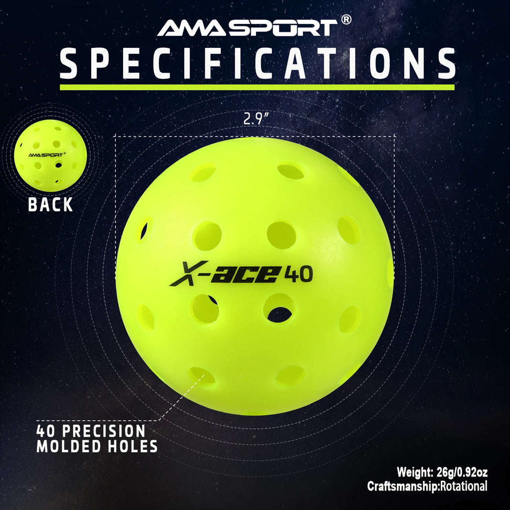 AMA X-ACE Pickleballs