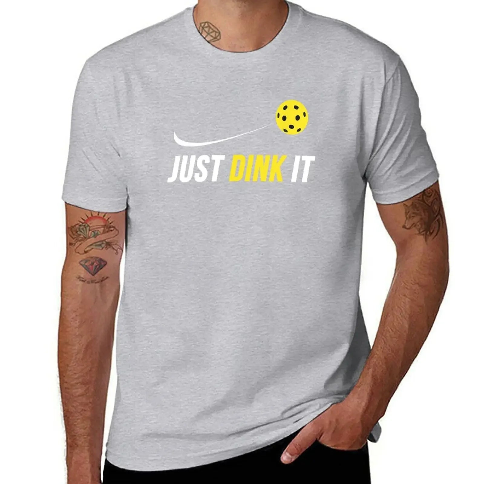 Just dink it funny pickleball T-Shirt (vintage basketball graphic)