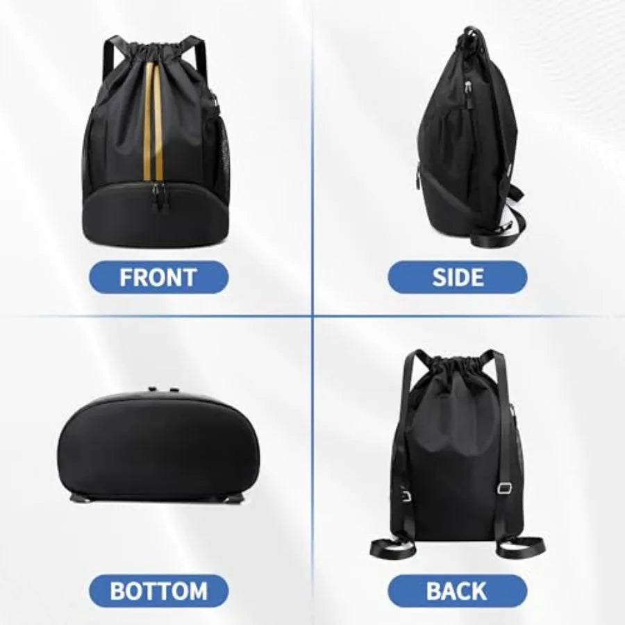 Pickleball Drawstring Gym Bag