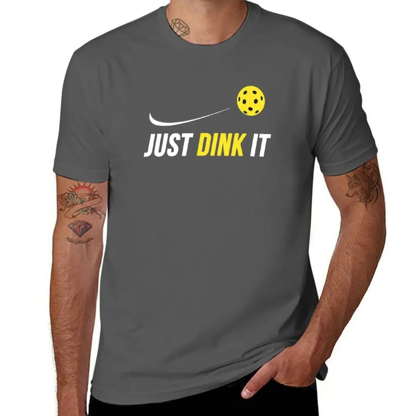 Just dink it funny pickleball T-Shirt (vintage basketball graphic)