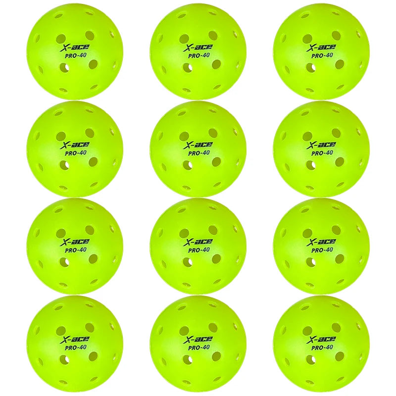 X-Ace Pro Pickleballs (12/24 Pack)