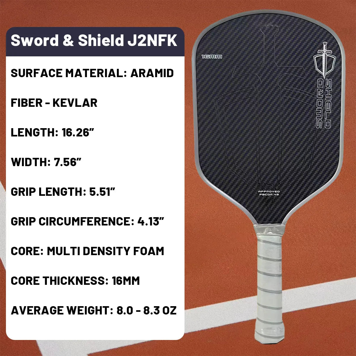 Kevlar Sword Shield Paddle