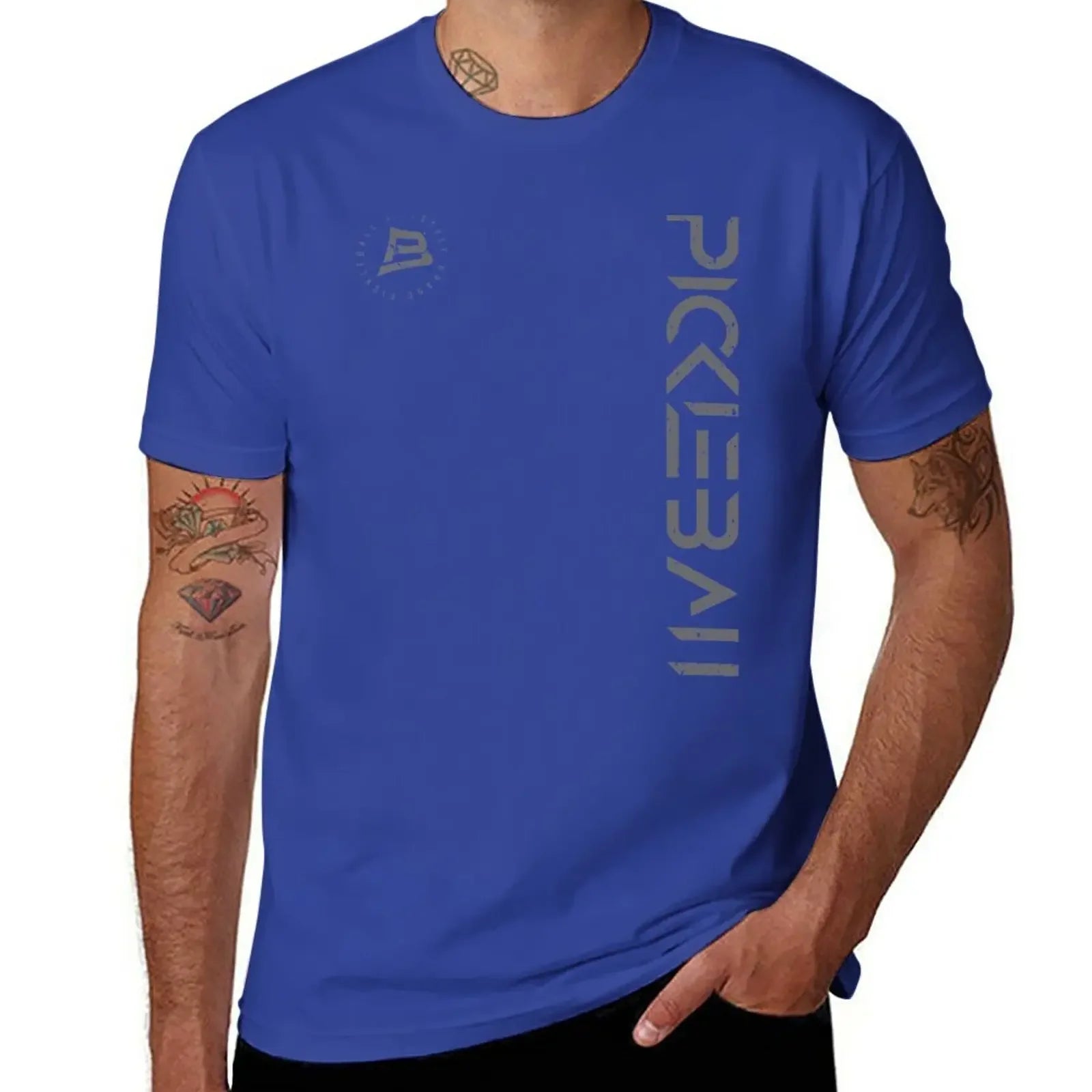 New Pickleball Vertical T-Shirt Oversized (quick-drying)
