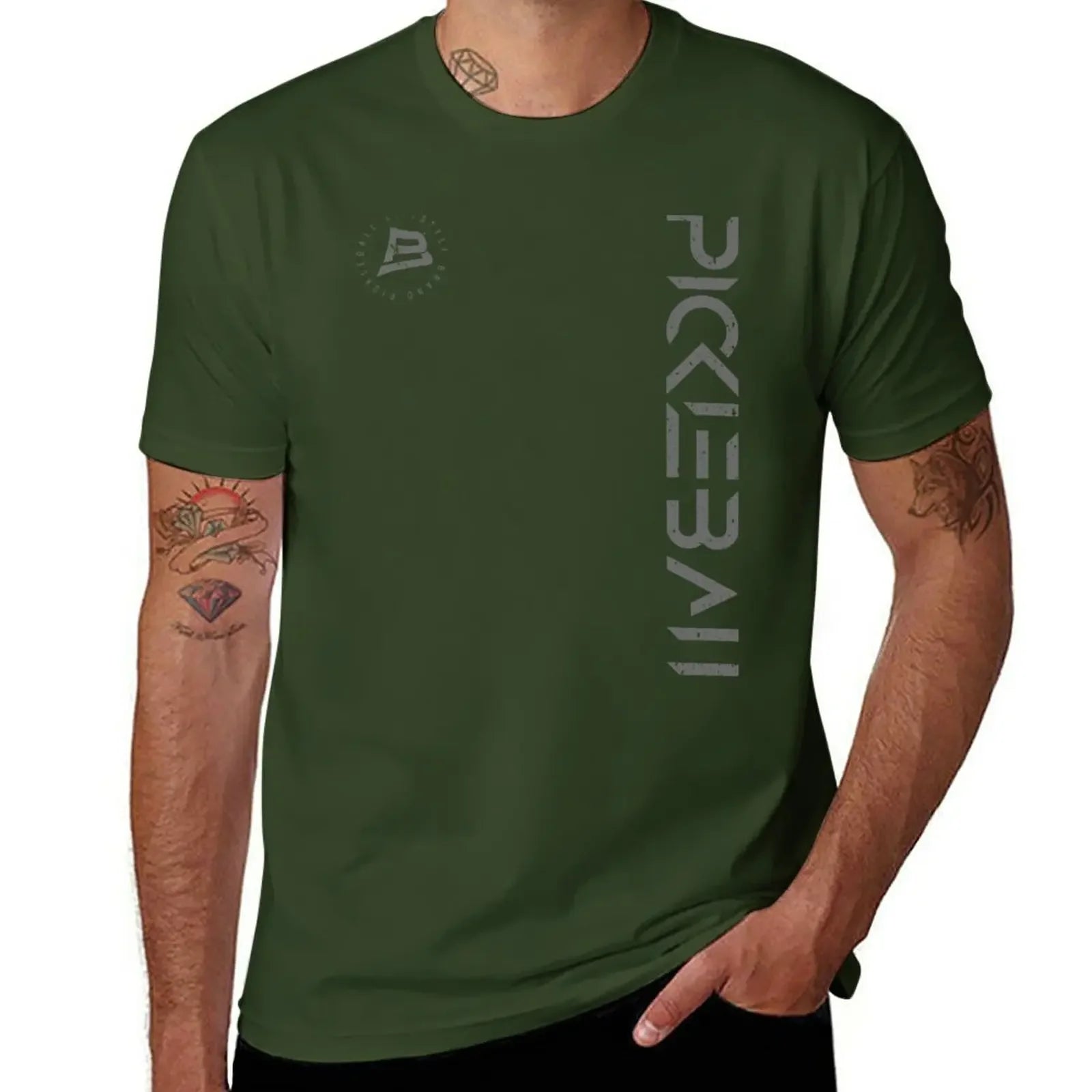 New Pickleball Vertical T-Shirt Oversized (quick-drying)
