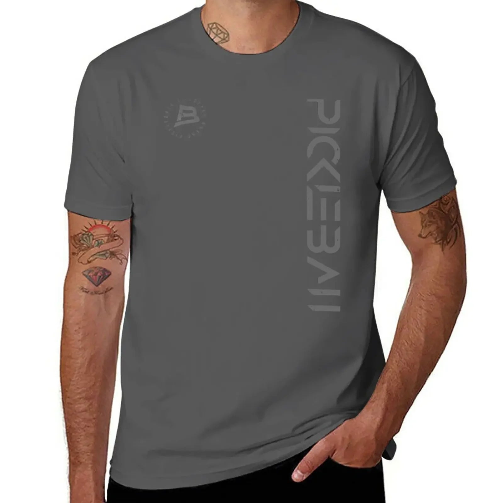 New Pickleball Vertical T-Shirt Oversized (quick-drying)