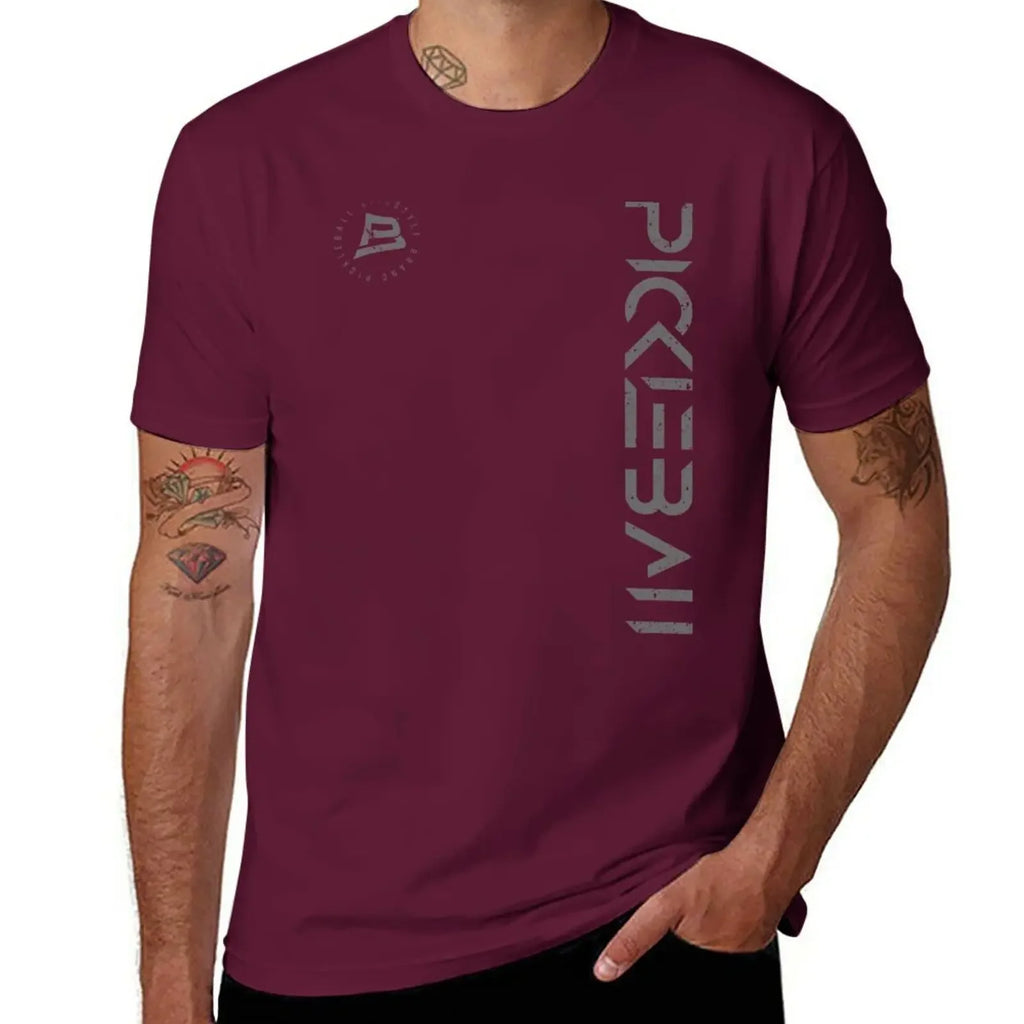 New Pickleball Vertical T-Shirt Oversized (quick-drying)