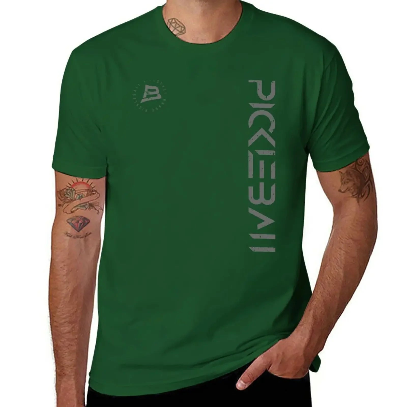 New Pickleball Vertical T-Shirt Oversized (quick-drying)