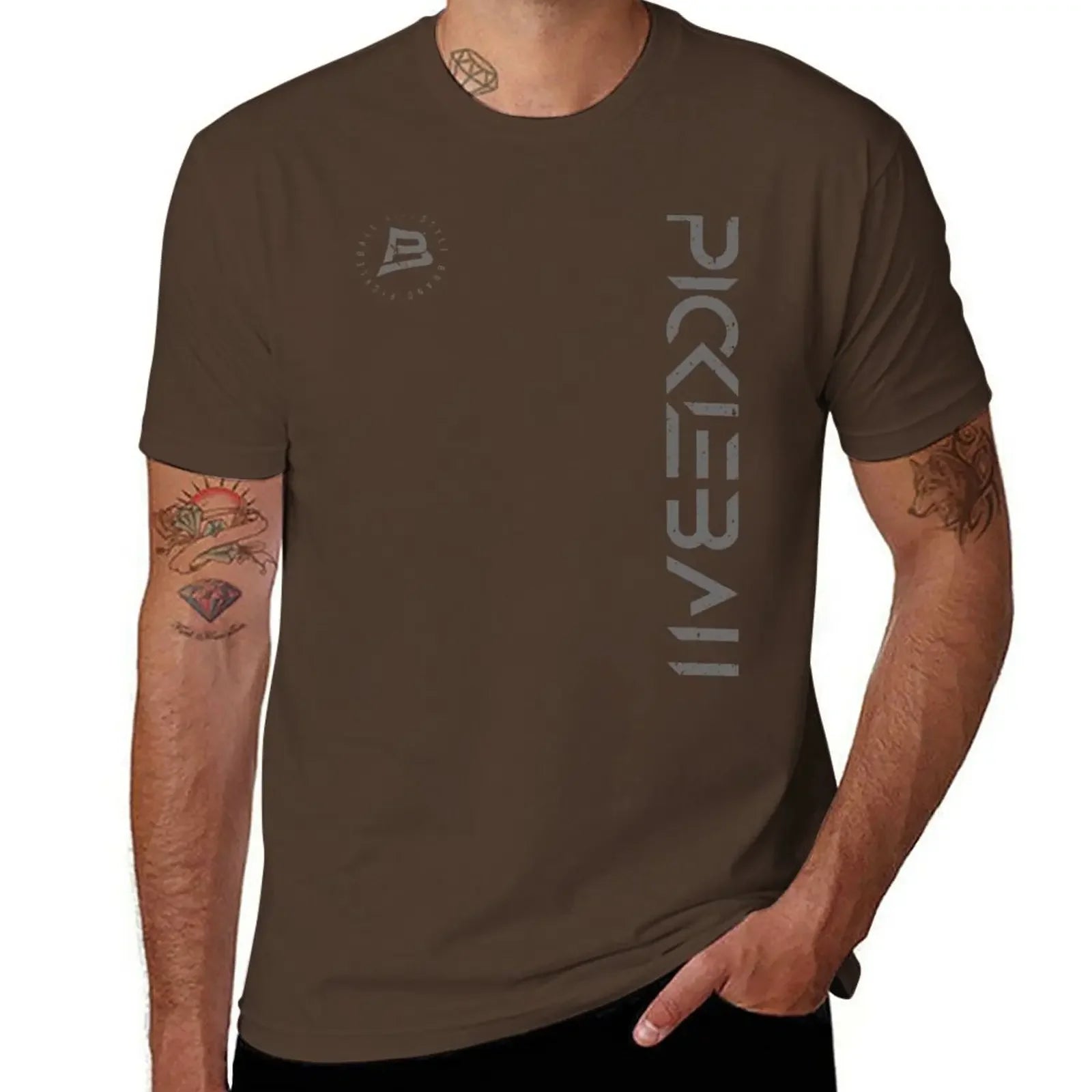 New Pickleball Vertical T-Shirt Oversized (quick-drying)