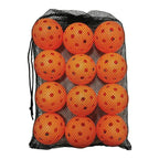 12pcs Pickleball 74MM 40 Holes Outdoor Durable Pickleballs 26g per Ball for Competition Pack of Outdoor Pickleballs