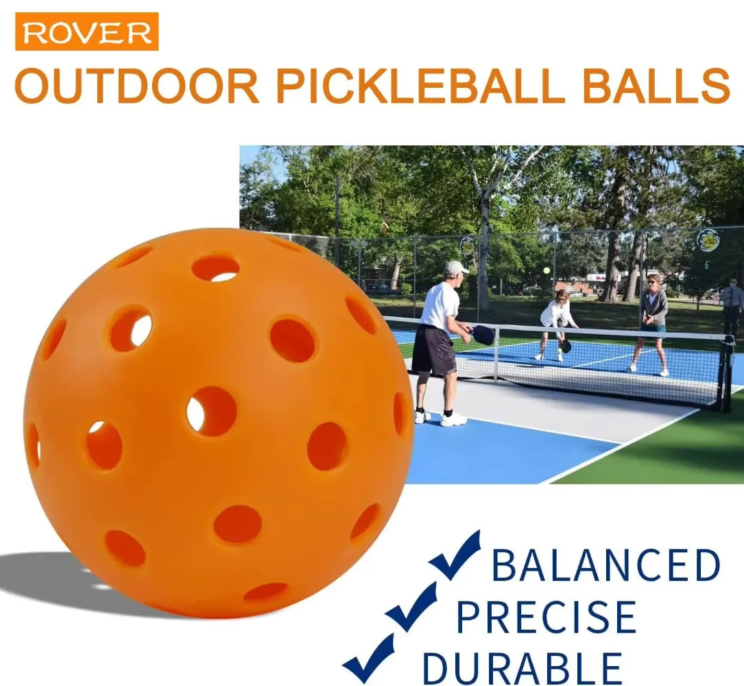 Pickleball Balls 74mm (12/24 Pack)