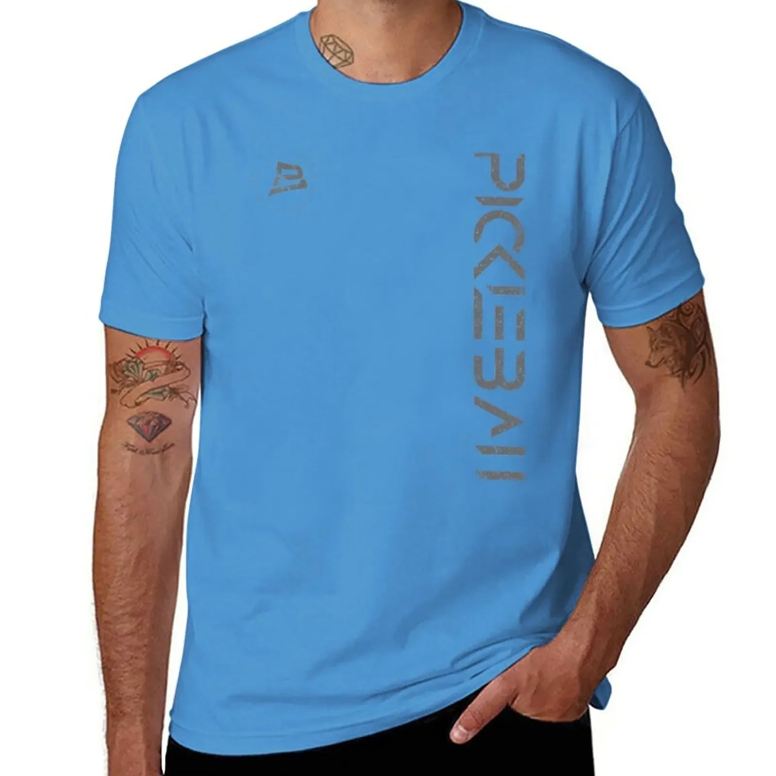 New Pickleball Vertical T-Shirt Oversized (quick-drying)