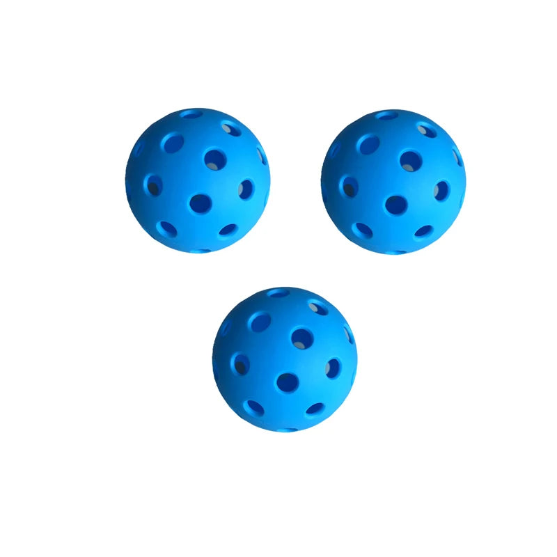3/6/12pcs Indoor Pickleball Balls 26 Holes Colorful and Durable Pickleballs 72mm Training Ball Practice Competition Pickleball