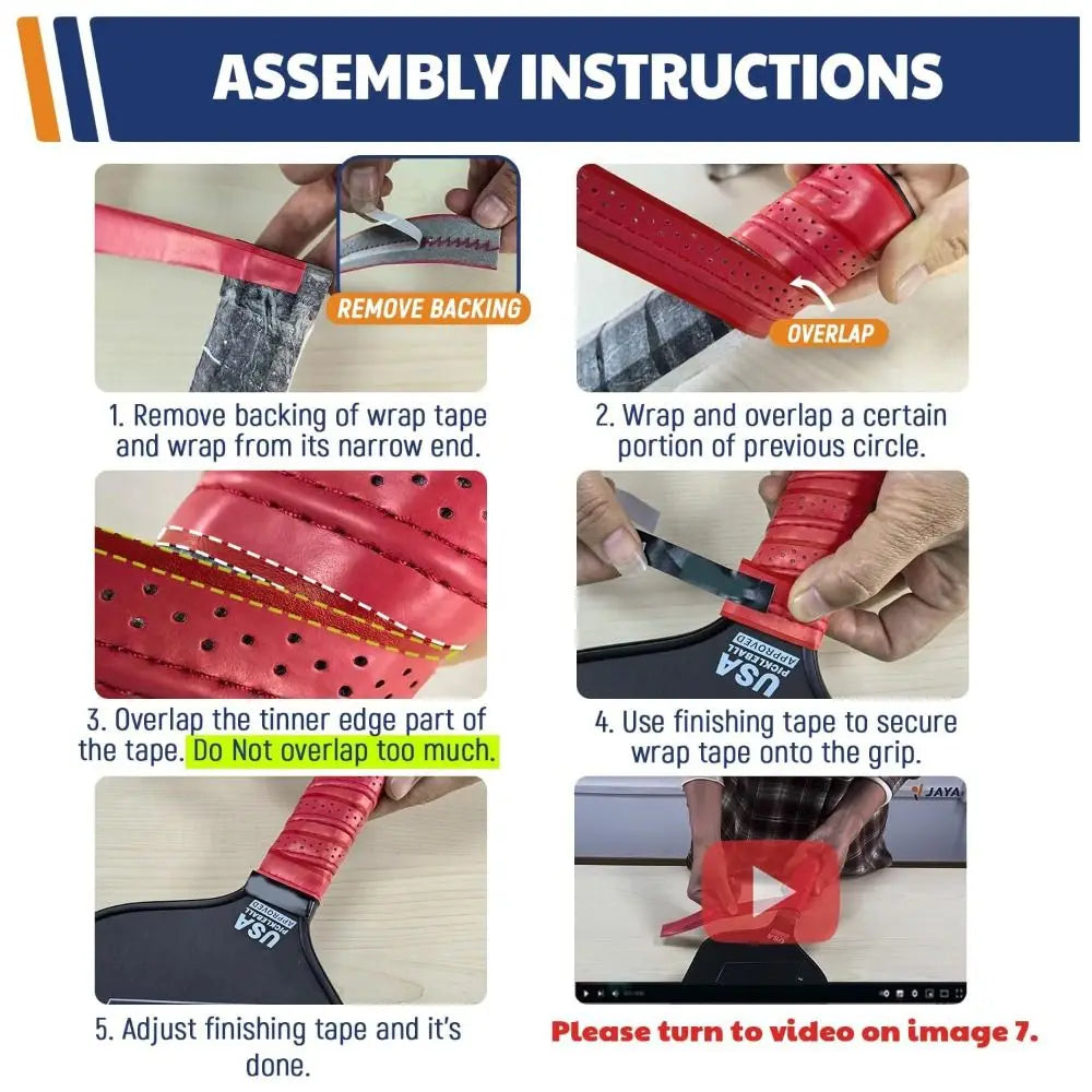 Anti-Slip Pickleball Grip Tape