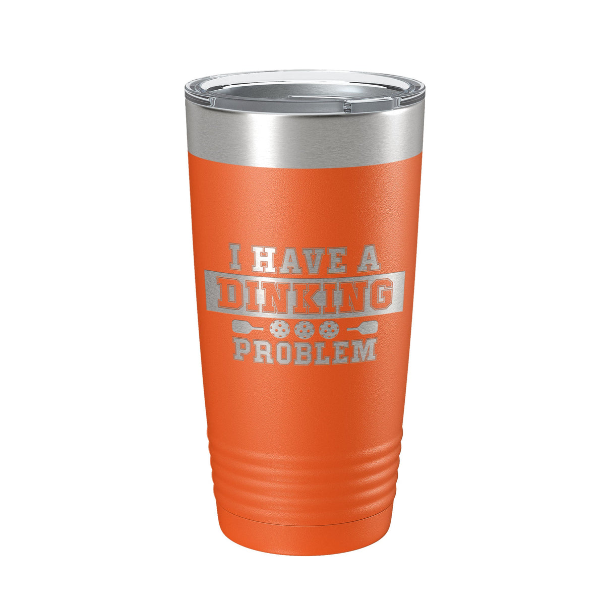 I Have A Dinking Problem Tumbler Funny Pickleball Travel Mug Insulated Laser Engraved Pickle Ball Gift Coffee Cup 20 oz-4