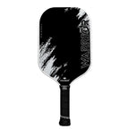 Diadem Warrior V2 Pickleball Paddle – Liquid Carbon Fiber Edgeless Design Etched Face for Lasting Spin 19MM Thick 3 Layer Construction (White)
