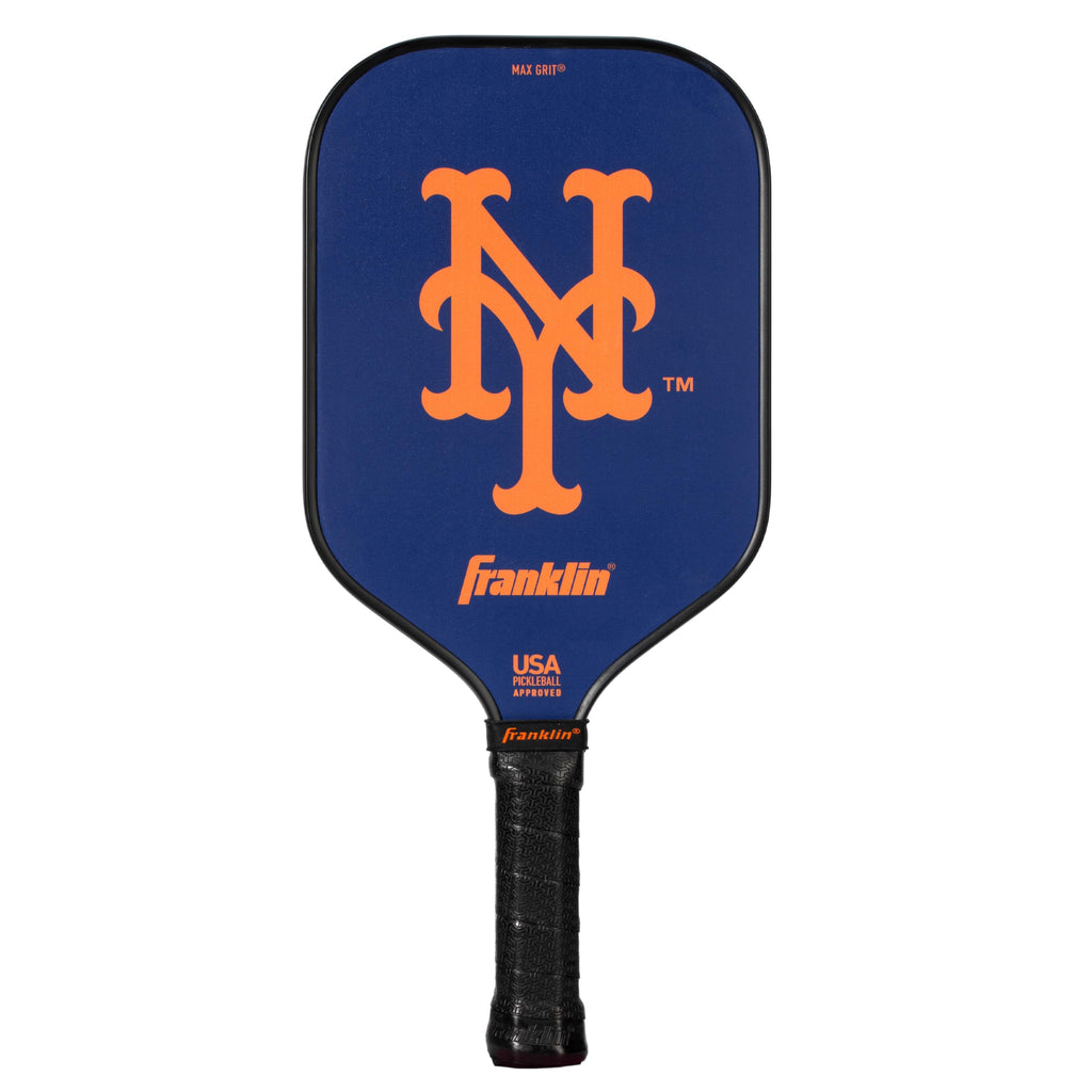 Franklin Sports MLB New York Mets Pickleball Paddle - Official MLB Team Rackets - USAP (USAPA) Approved Premium Quality Pickleball Paddles - Authentic Team Logos + Colors
