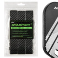 AMA SPORT Pickleball Paddle Edge Guard Tape 3 Pack 3K Texture Edge Protection Tapes 20mm Width Paddle Edge Cover Perfectly Fits Curved Edge Without Wrinkling (Black)
